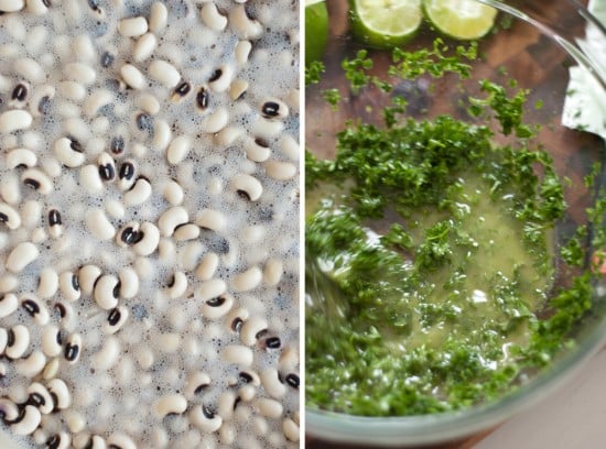 black-eyed peas and parsley black-eyed peas and parsley