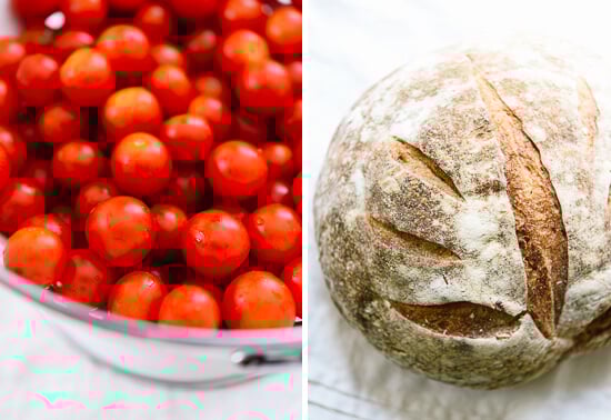 tomatoes and bread