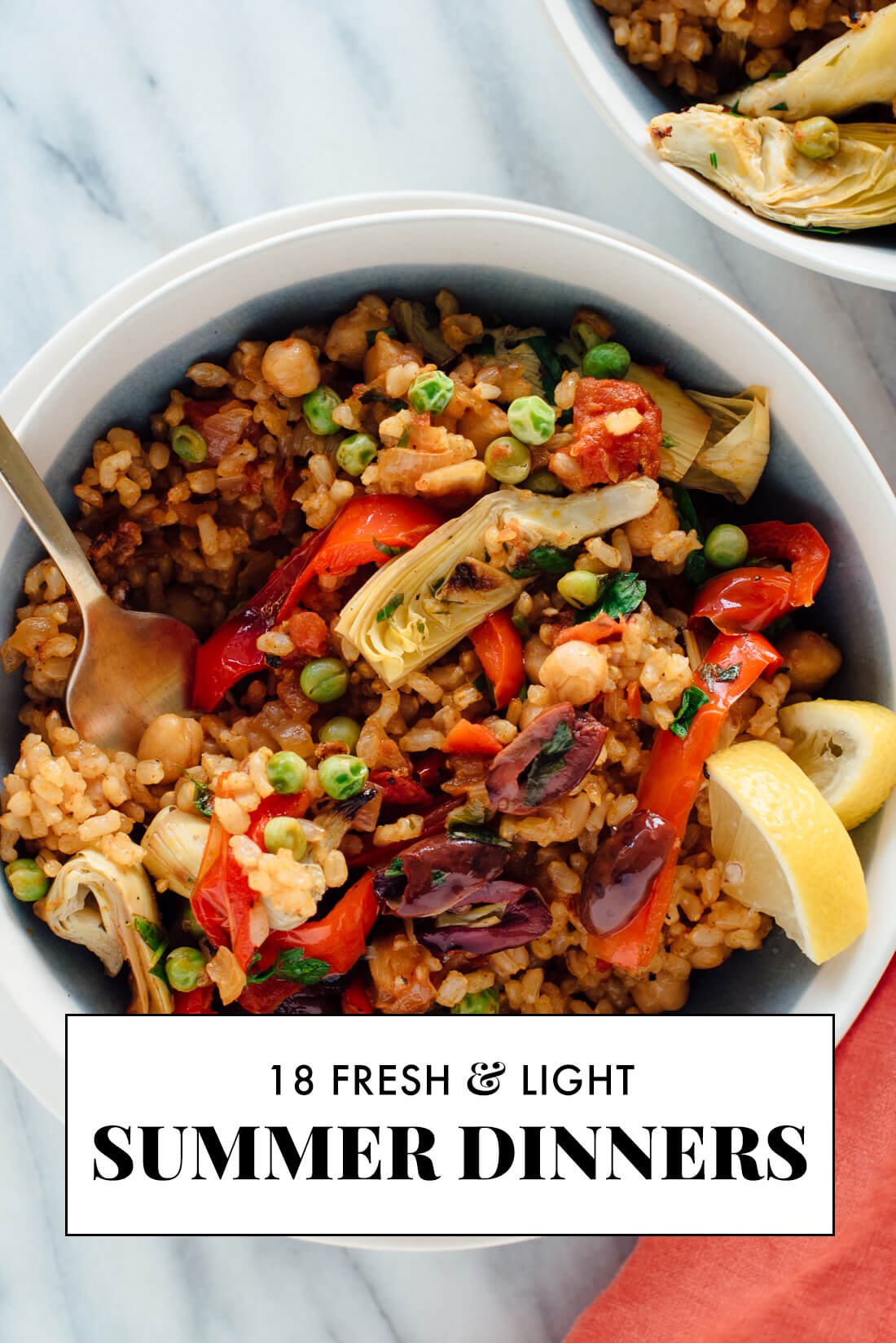 18 fresh and light summer dinner recipes