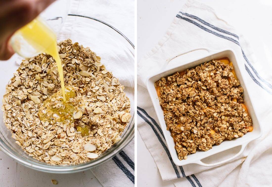 how to make a peach crisp