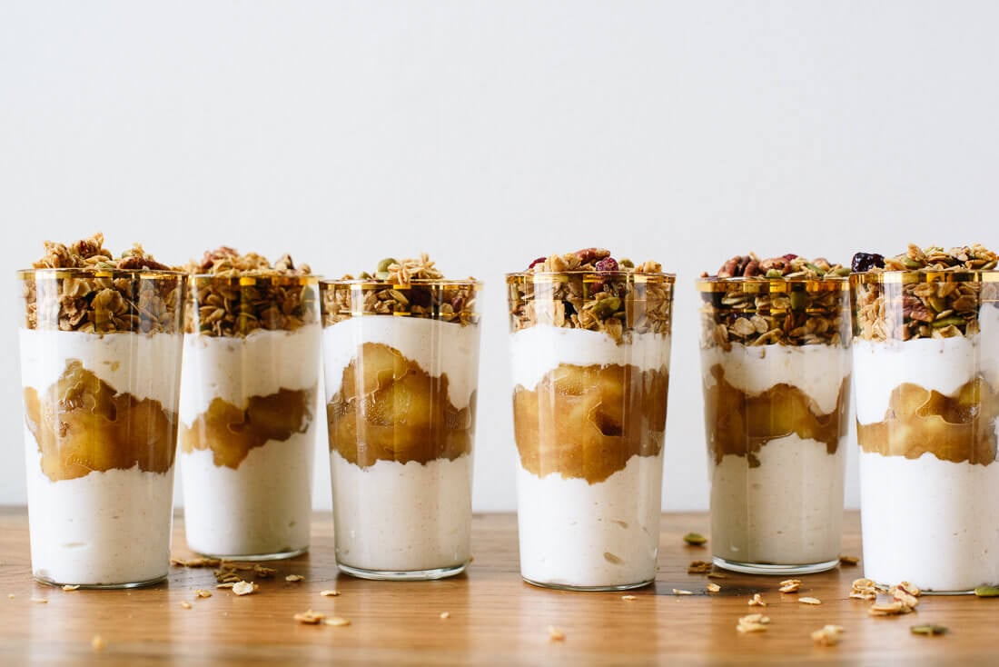 Apple Crisp Breakfast Parfaits