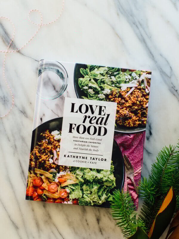 Love Real Food cookbook holiday gift guide!