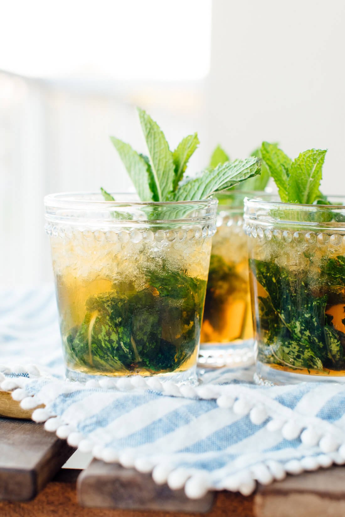 maple-sweetened mint julep recipe