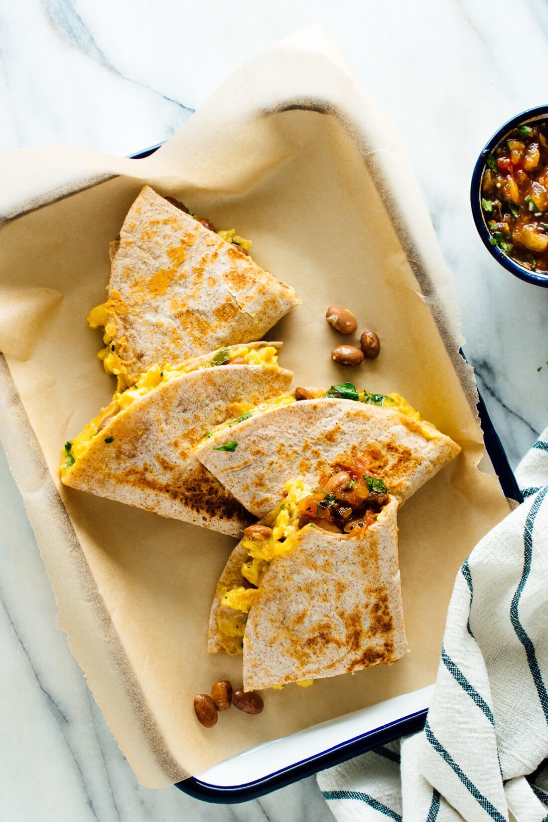 easy breakfast quesadillas