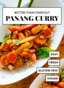 panang curry recipe pin