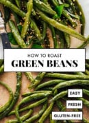 roasted green beans