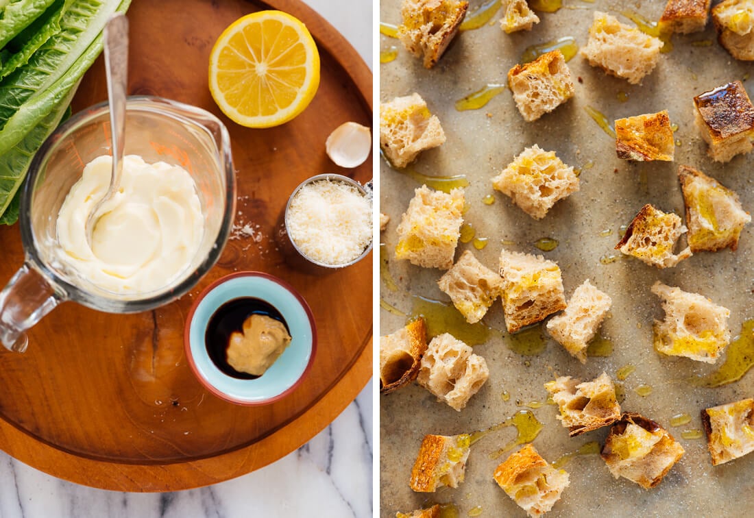 Caesar salad ingredients