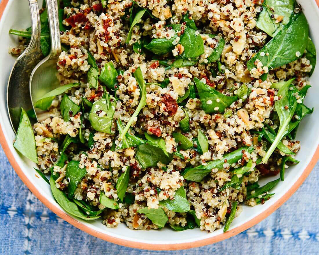 sun-dried tomato quinoa salad