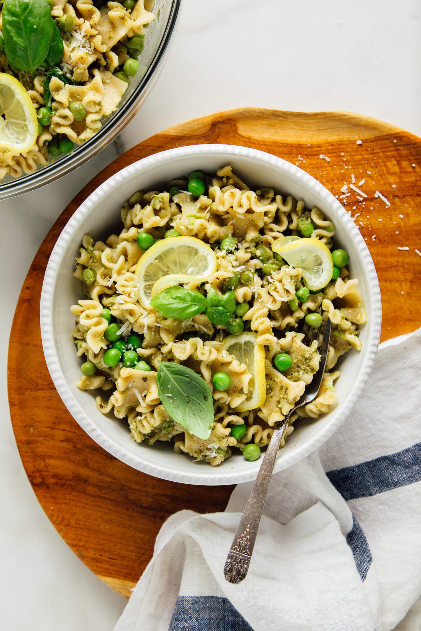 Pasta with Peas and Pesto