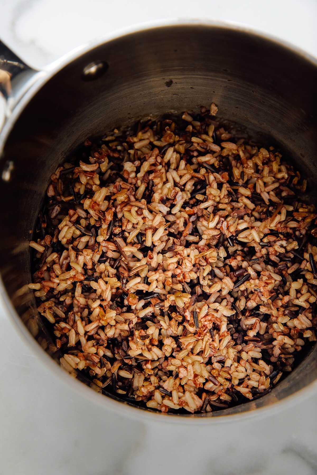 cooked wild rice blend